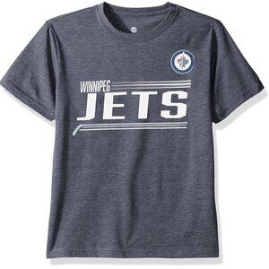 NHL Winnipeg Jets Patrik Laine Icing Name and Number Tee, Navy